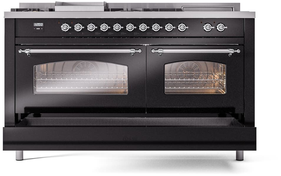 Ilve UP60FSNMPBKC Black Chrome