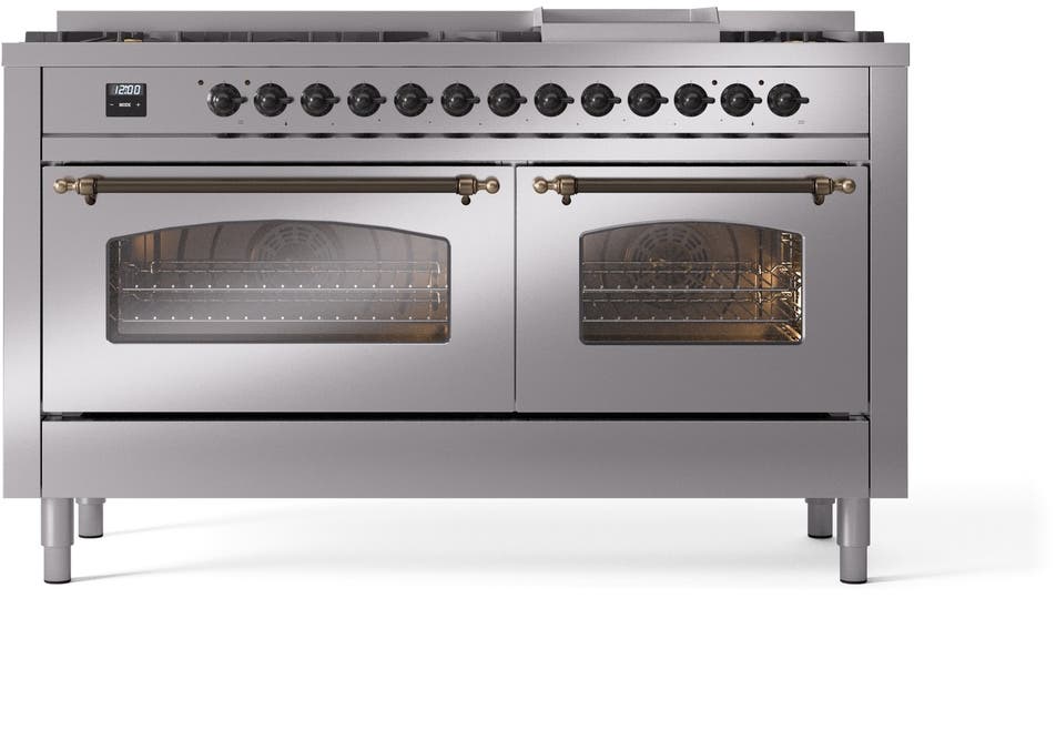 Ilve UP60FNMPSSB Stainless Steel Burnt