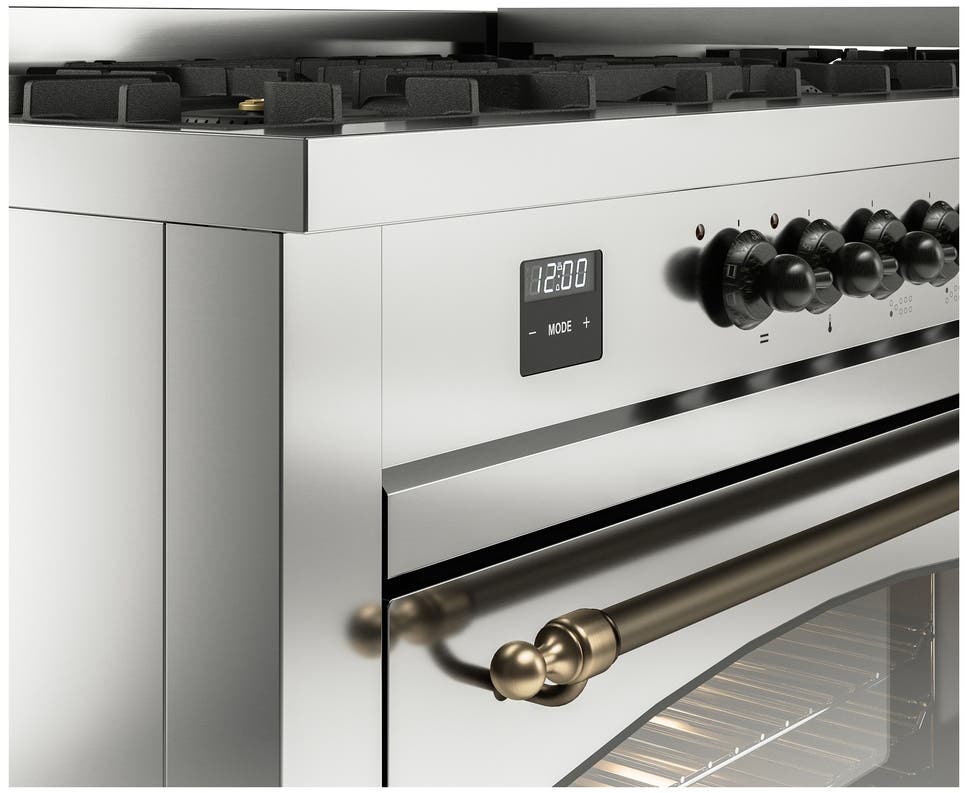 Ilve UP60FNMPSSB Stainless Steel Burnt