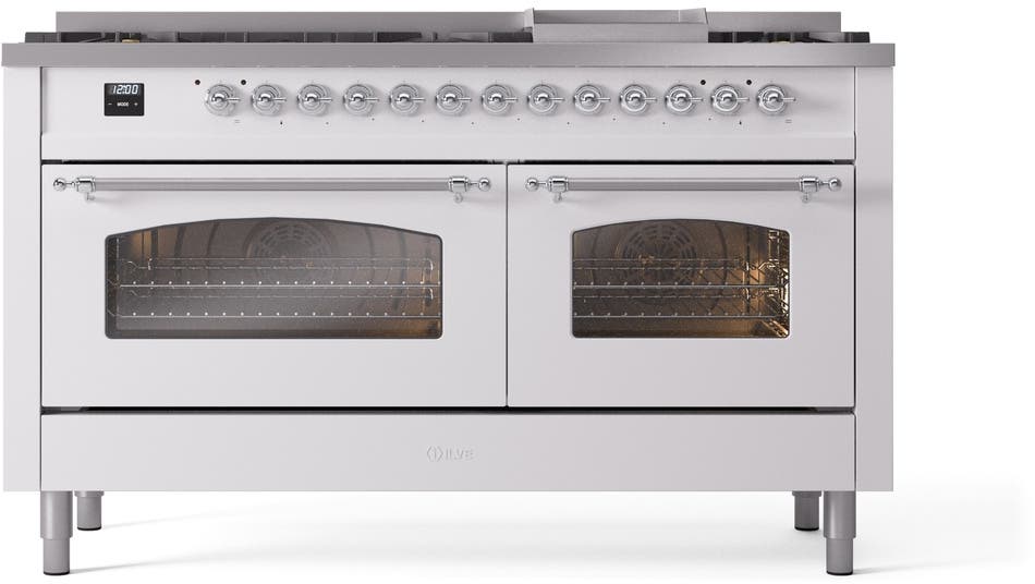 Ilve UP60FNMPWHC White Chrome