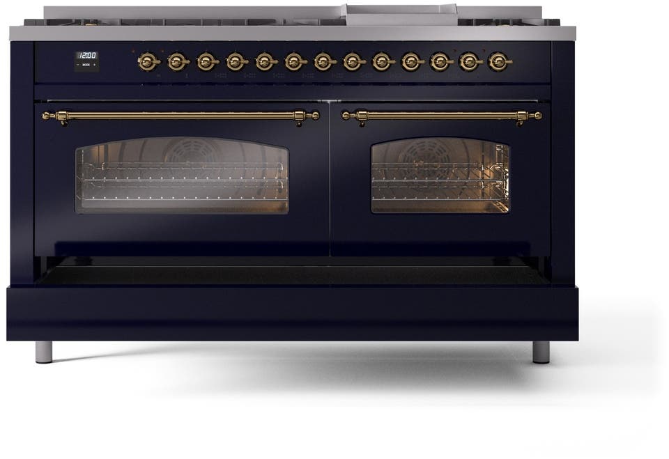 Ilve UP60FNMPMBG Midnight Blue Brass