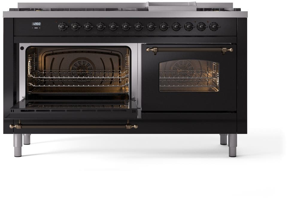 Ilve UP60FNMPBKB Black Burnt