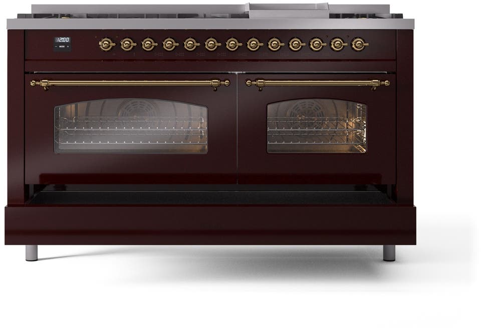 Ilve UP60FNMPBUG Burgundy Brass