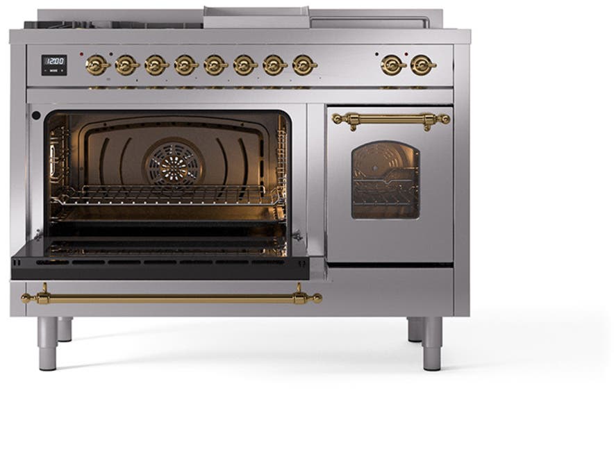 Ilve UP48FSNMPSSG Stainless Steel Brass