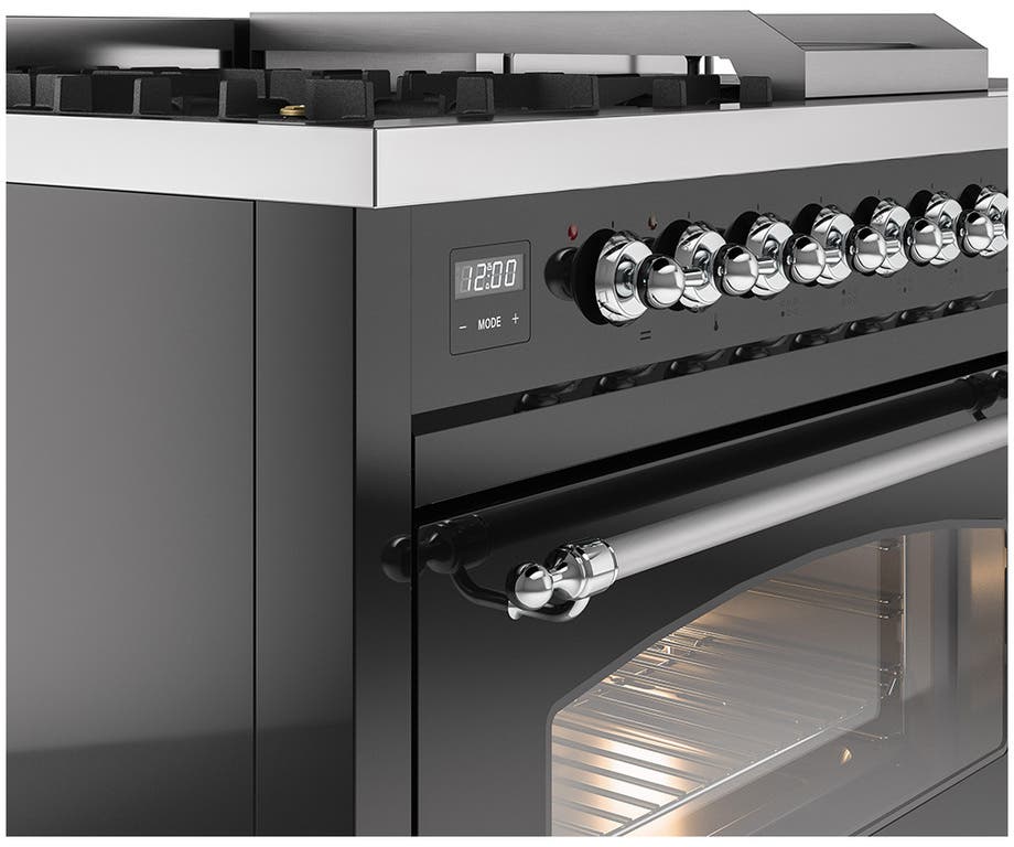 Ilve UP48FSNMPBKC Black Chrome