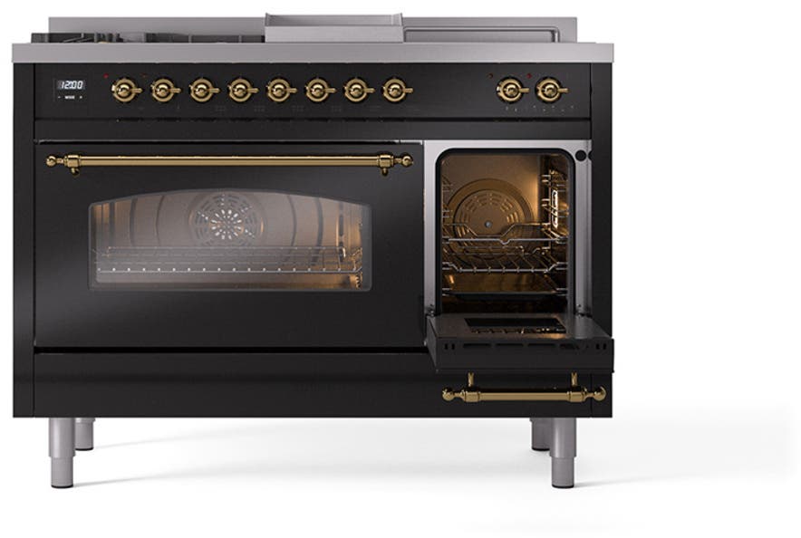 Ilve UP48FSNMPBKG Black Brass