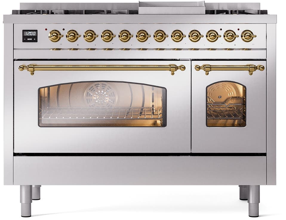 Ilve UP48FNMPSSG Stainless Steel Brass