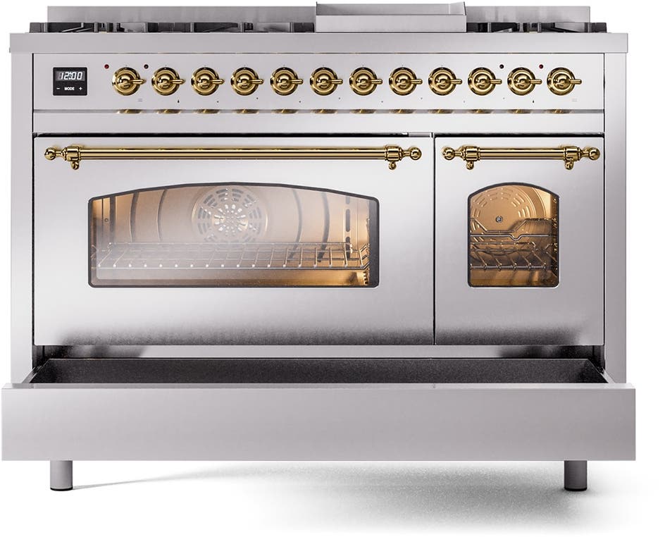 Ilve UP48FNMPSSG Stainless Steel Brass