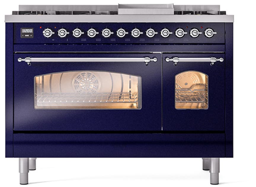 Ilve UP48FNMPMBC Midnight Blue Chrome