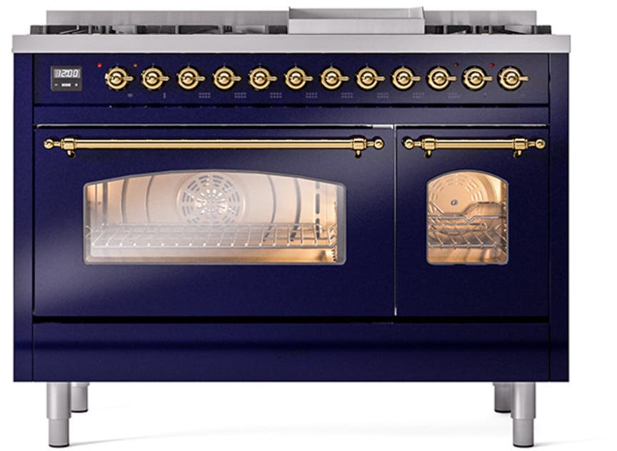 Ilve UP48FNMPMBG Midnight Blue Brass
