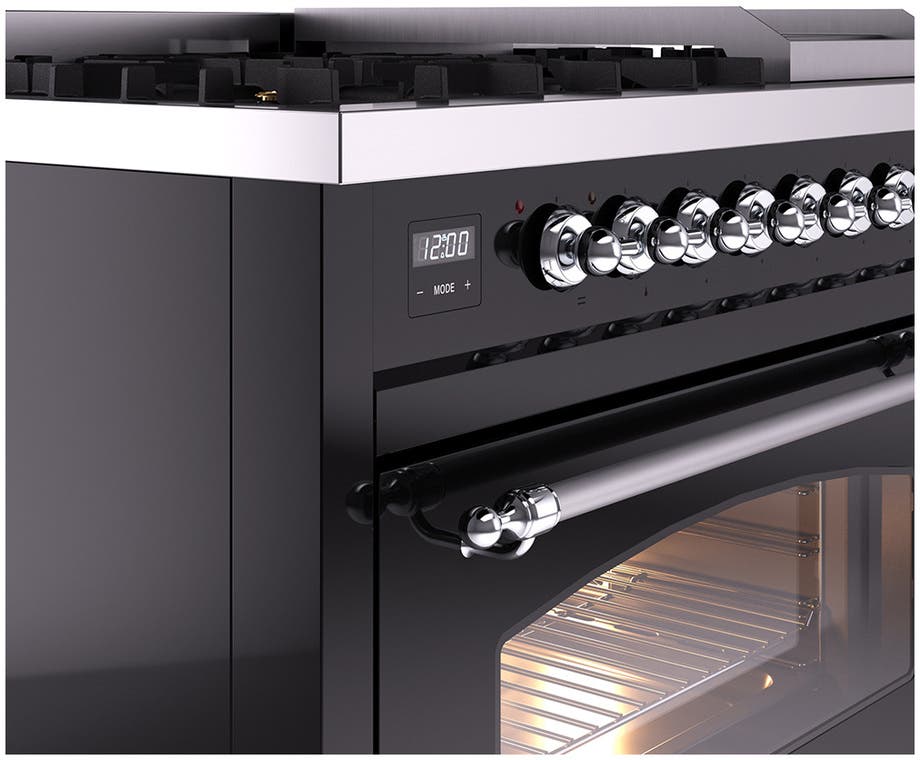 Ilve UP48FNMPBKC Black Chrome