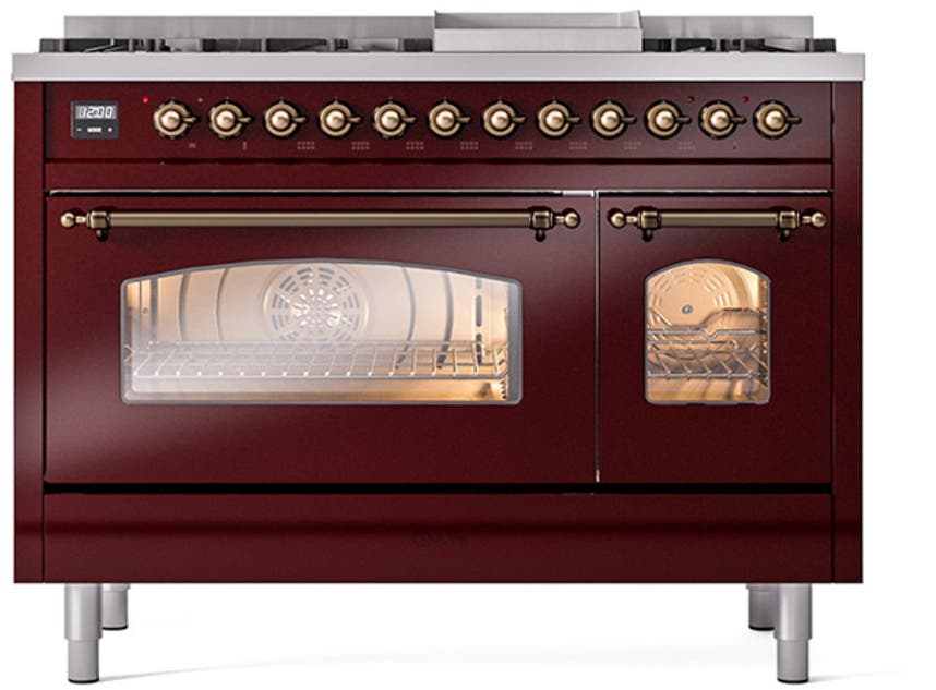 Ilve UP48FNMPBUB Burgundy Burnt