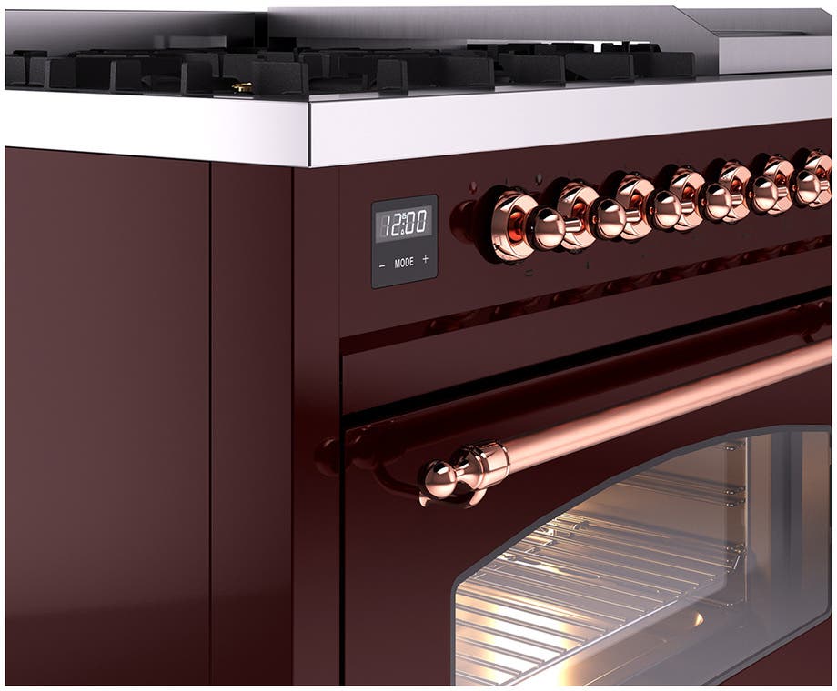 Ilve UP48FNMPBUP Burgundy Copper