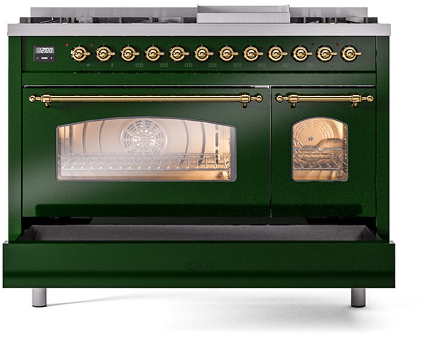 Ilve UP48FNMPEGG Emerald Green Brass