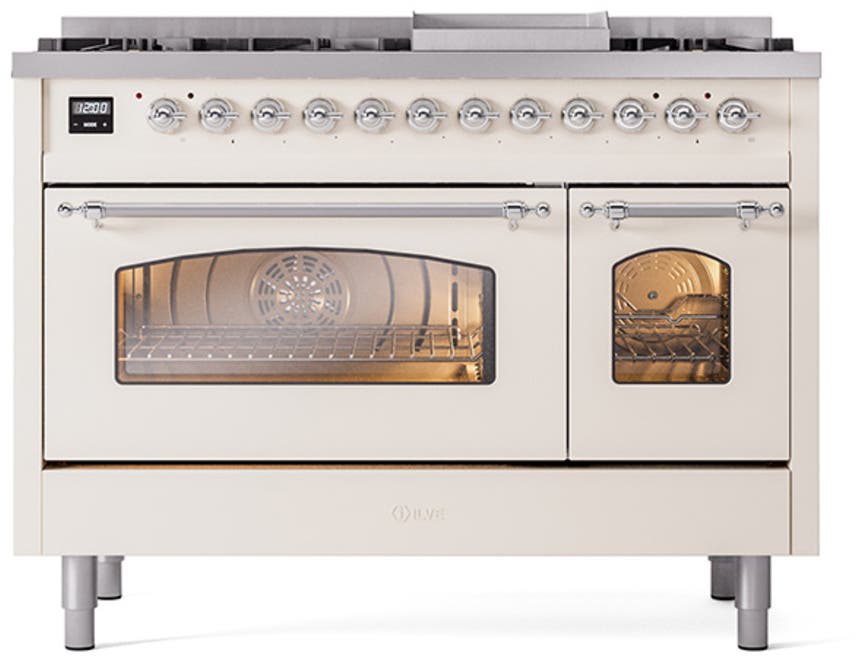 Ilve UP48FNMPAWC Antique White Chrome