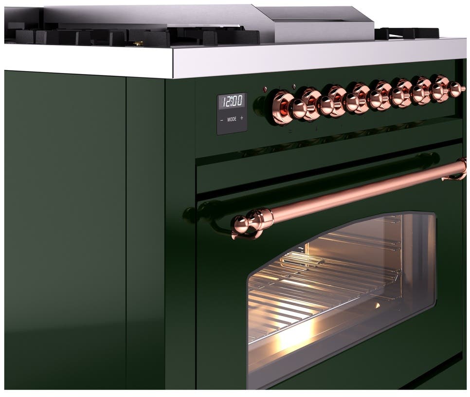 Ilve UP36FNMPEGG Emerald Green Brass