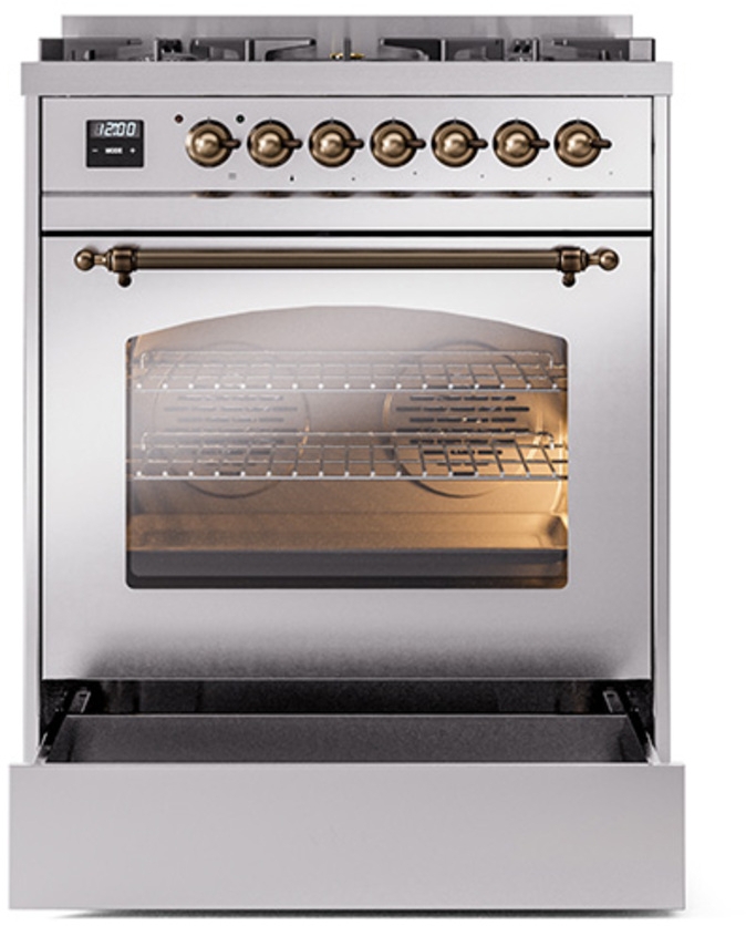 Ilve UP30NMPSSB Stainless Steel Burnt