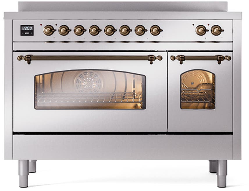 Ilve UPI486NMPSSB Stainless Steel Burnt