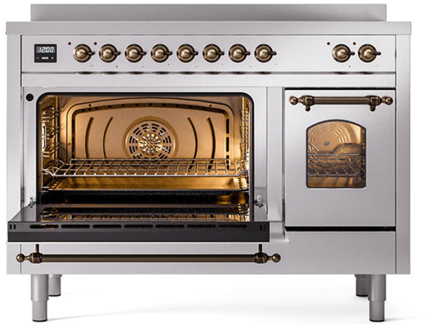 Ilve UPI486NMPSSB Stainless Steel Burnt