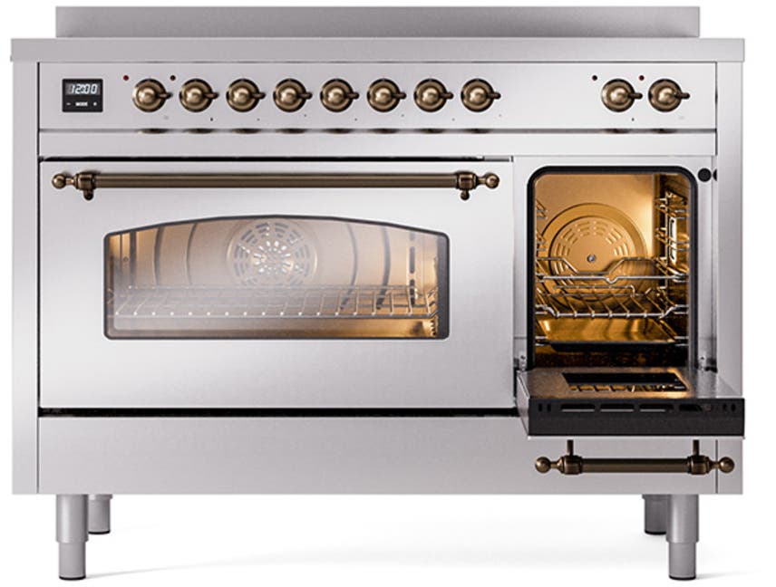 Ilve UPI486NMPSSB Stainless Steel Burnt