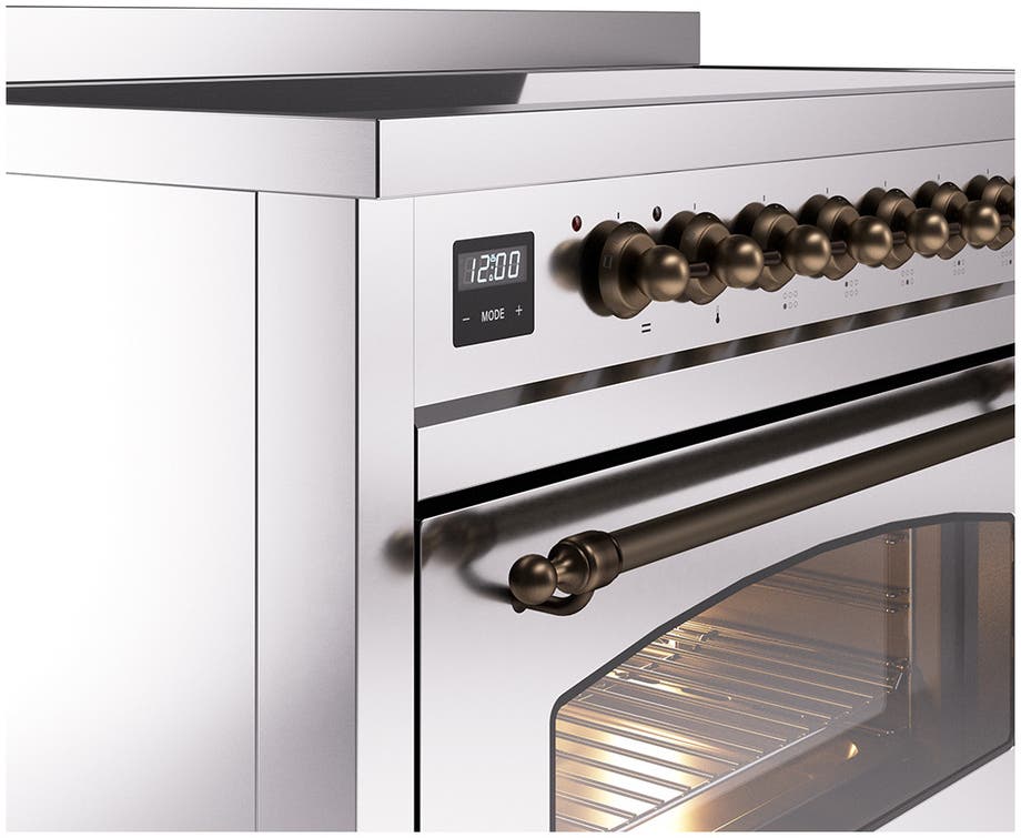 Ilve UPI486NMPSSB Stainless Steel Burnt