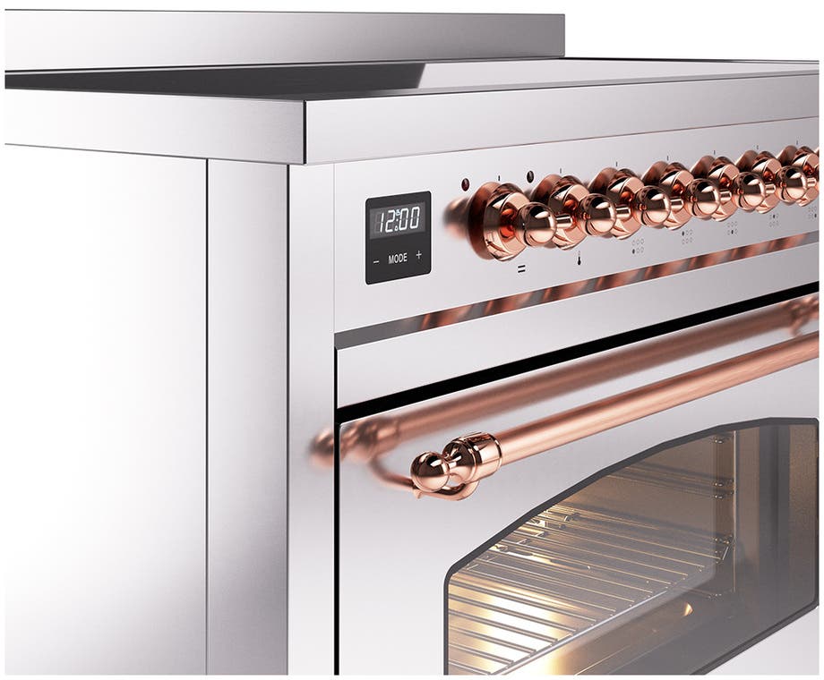 Ilve UPI486NMPSSP Stainless Steel Copper