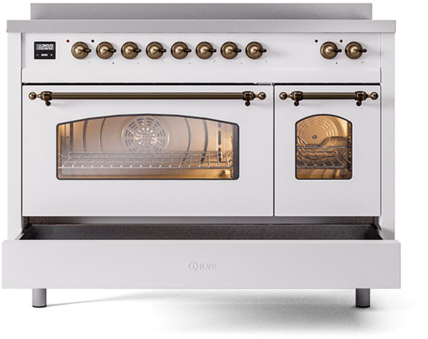 Ilve UPI486NMPWHB White Burnt