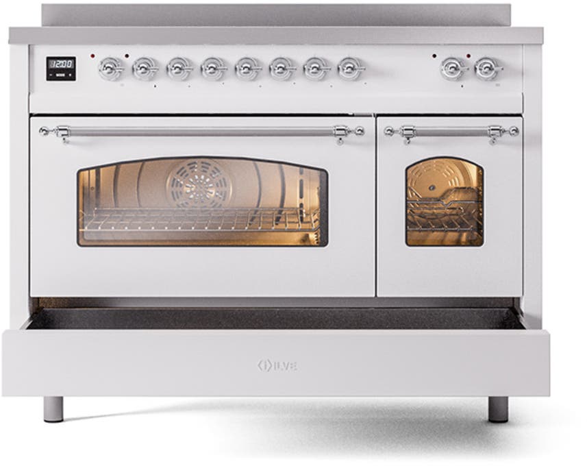 Ilve UPI486NMPWHC White Chrome