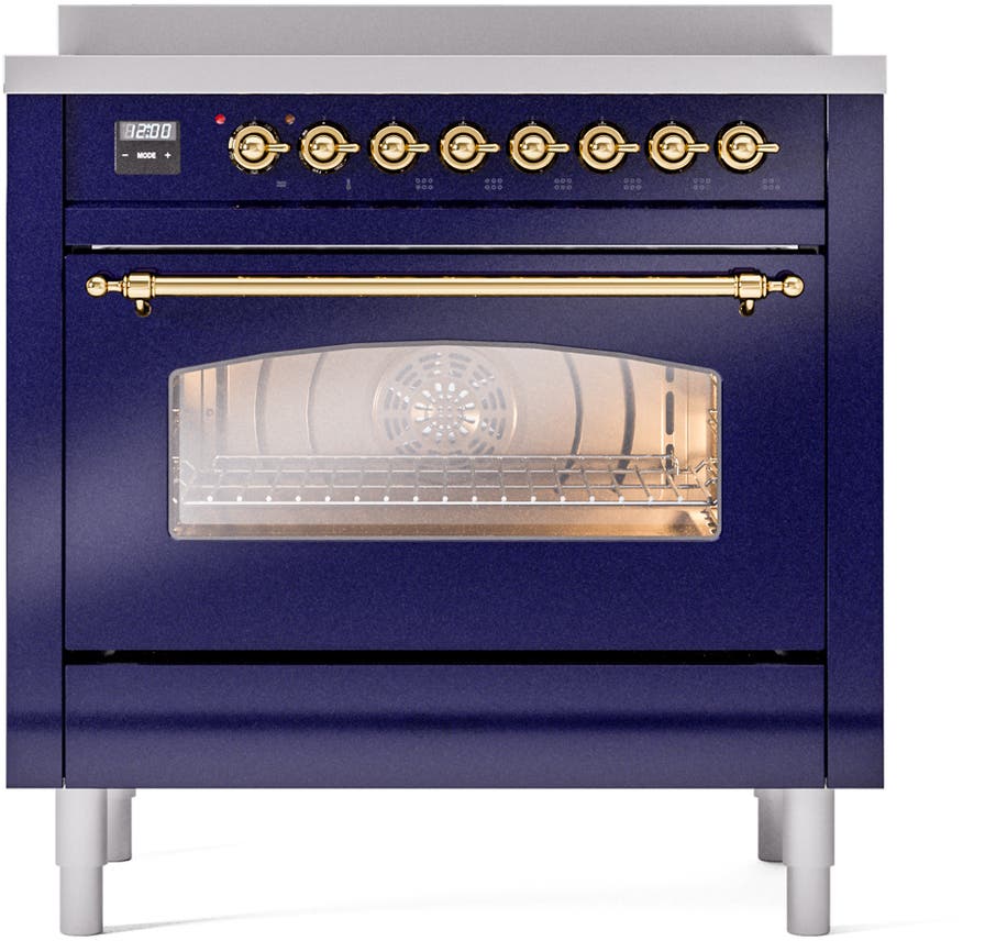 Ilve UPI366NMPMBG Midnight Blue Brass