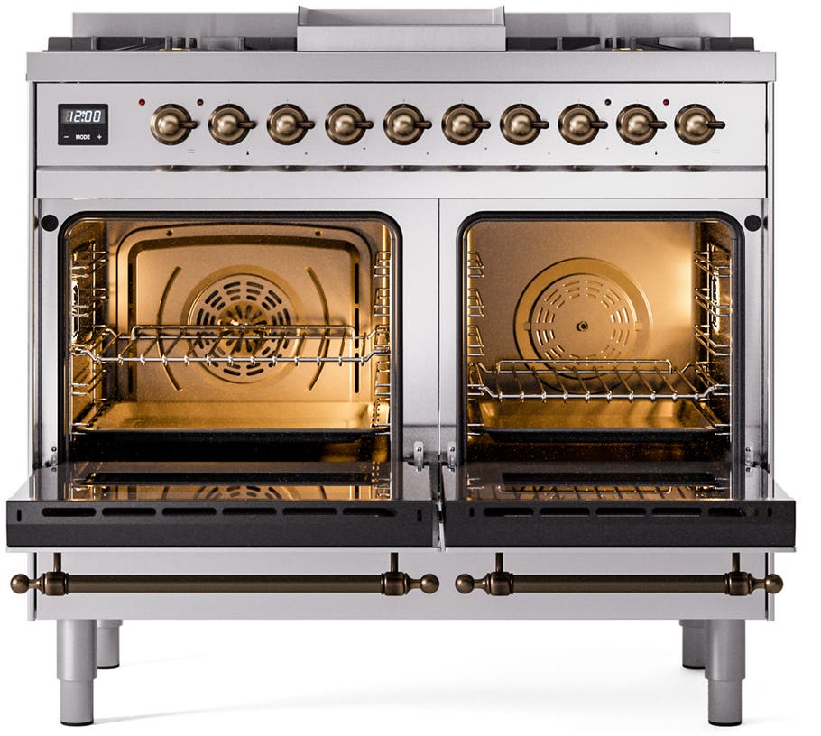 Ilve UPD40FNMPSSB Stainless Steel Burnt