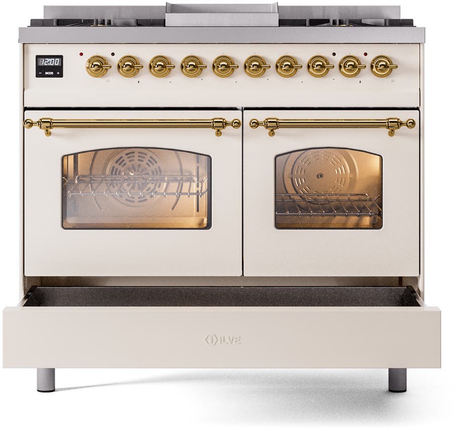 Ilve UPD40FNMPAWG Antique White Brass