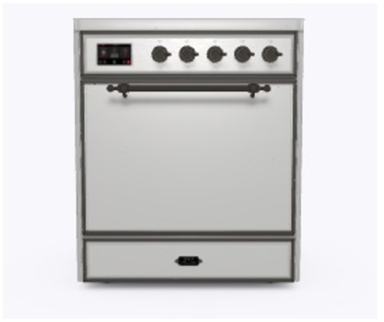 Ilve UMI09QNS3SSB Stainless Steel W/ Bronze Trim