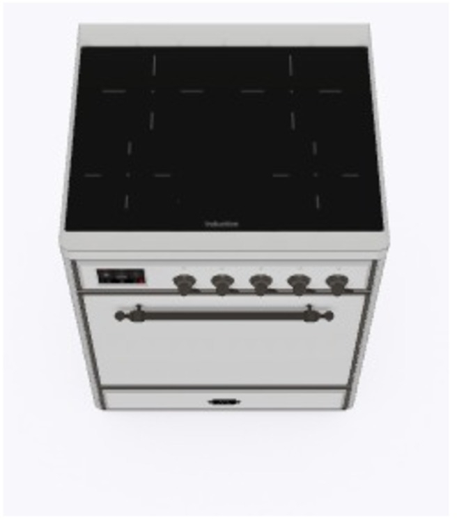 Ilve UMI09QNS3SSB Stainless Steel W/ Bronze Trim