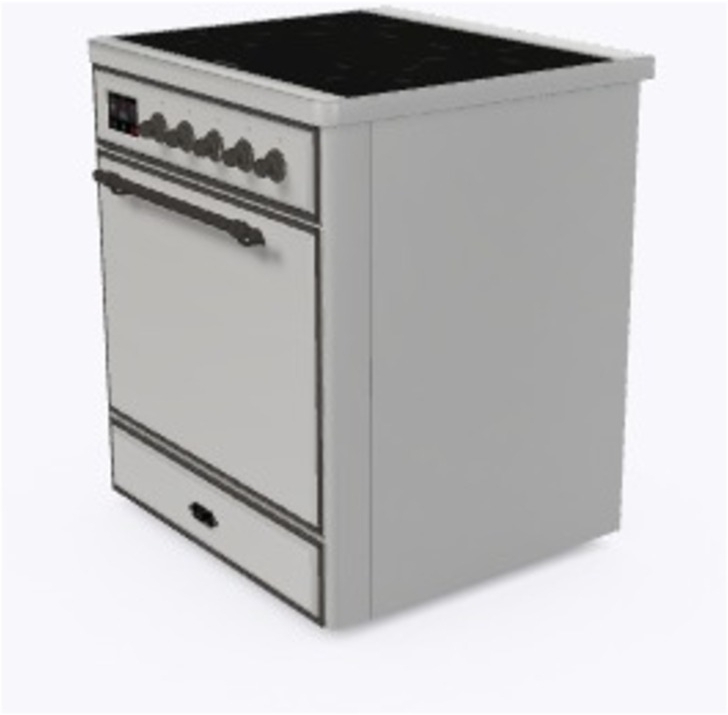 Ilve UMI09QNS3SSB Stainless Steel W/ Bronze Trim