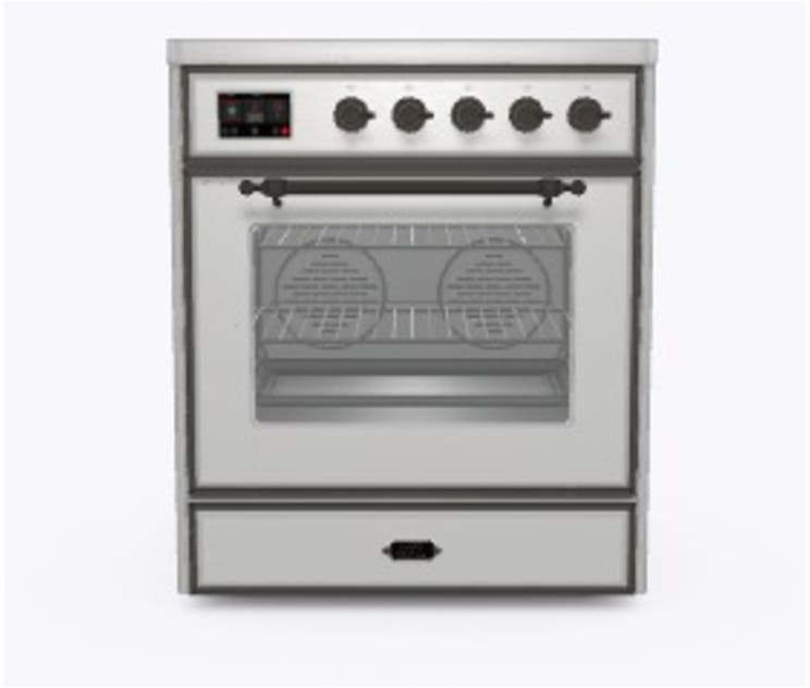 Ilve UMI09NS3SSB Stainless Steel W/ Bronze Trim
