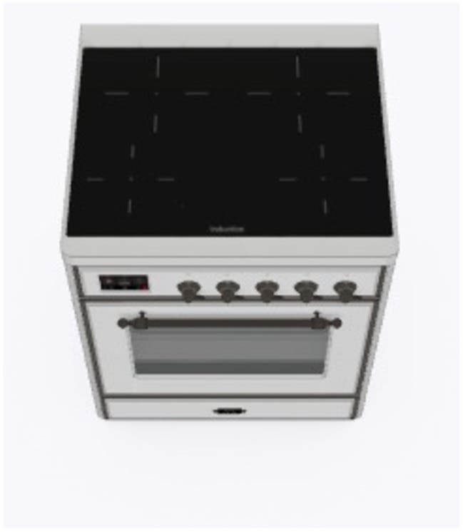 Ilve UMI09NS3SSB Stainless Steel W/ Bronze Trim