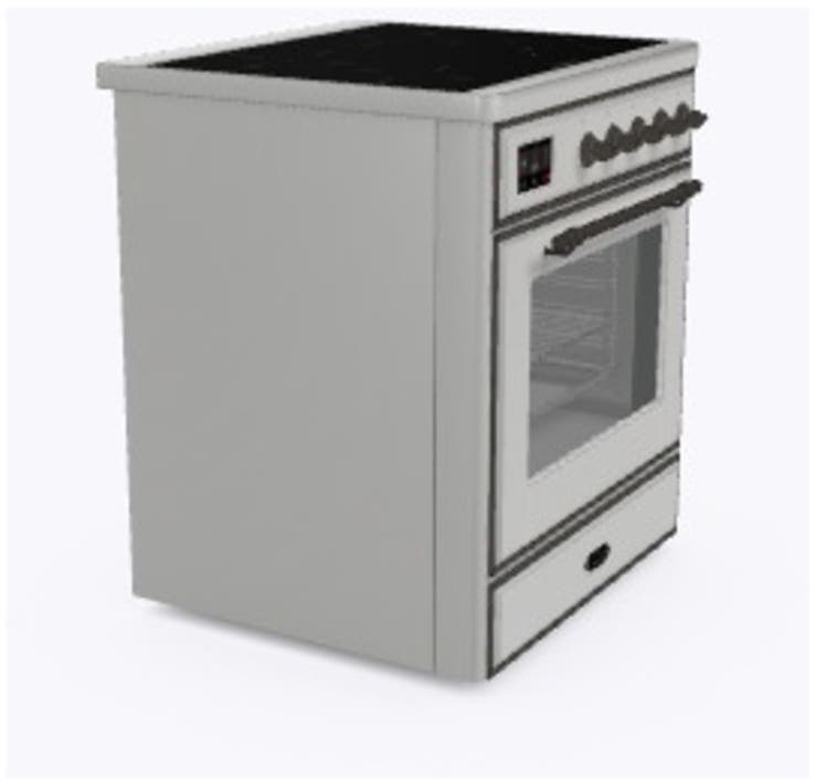 Ilve UMI09NS3SSB Stainless Steel W/ Bronze Trim