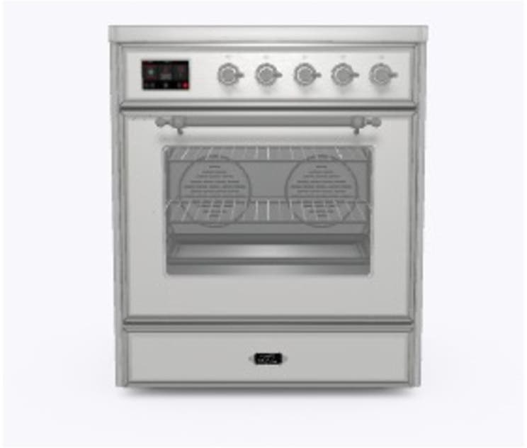 Ilve UMI09NS3SSC Stainless Steel W/ Chrome Trim
