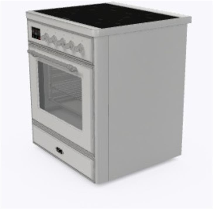 Ilve UMI09NS3SSC Stainless Steel W/ Chrome Trim