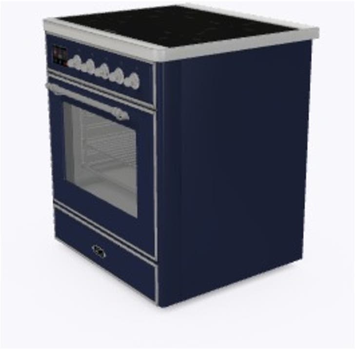 Ilve UMI09NS3MBC Midnight Blue W/ Chrome Trim
