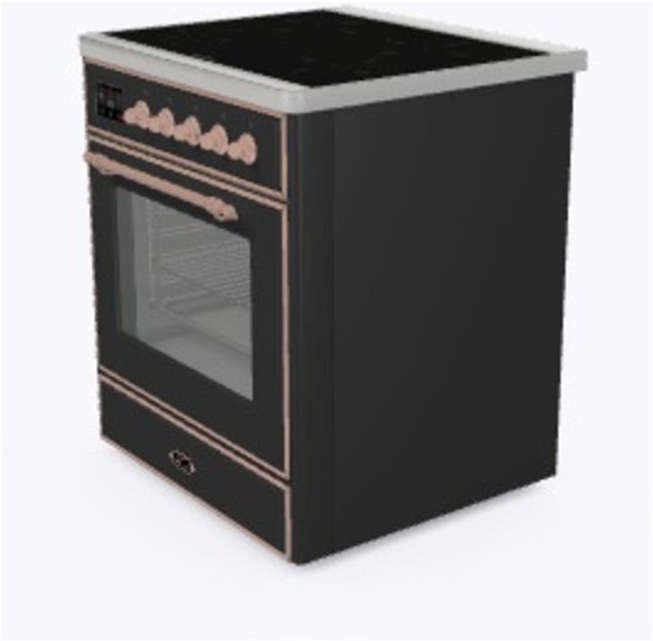 Ilve UMI09NS3MGP Matte Graphite W/ Copper Trim