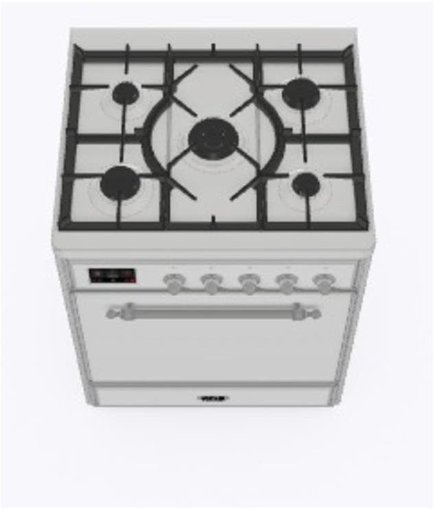 Ilve UM30DQNE3SSCLP Liquid Propane In Stainless Steel W/ Chrome Trim