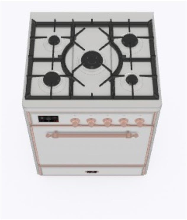 Ilve UM30DQNE3SSPLP Liquid Propane In Stainless Steel W/ Copper Trim