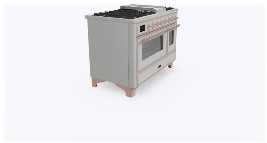 Ilve UM12FDNS3SSP Natural Gas In Stainless Steel W/ Copper Trim