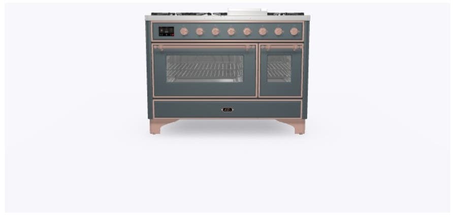 Ilve UM12FDNS3BGP Natural Gas In Blue Grey W/ Copper Trim