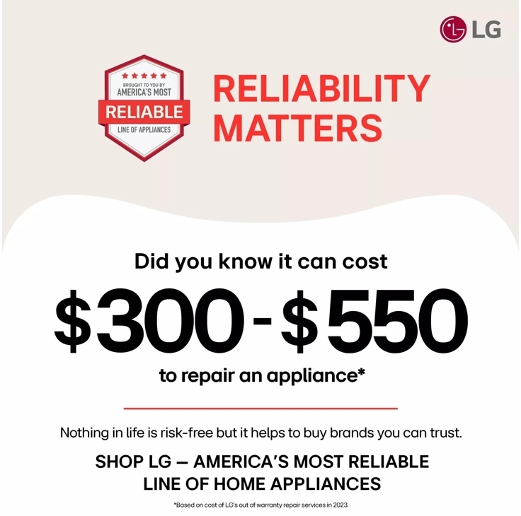 LG LSGL5833D PrintProof™ Black Stainless Steel