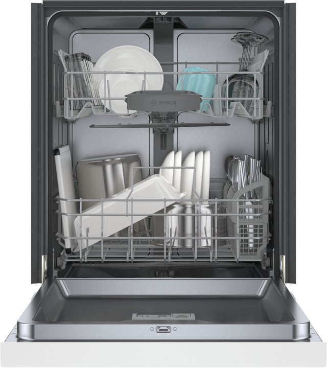 Bosch SHE41CM2N 300 Series 24 Inch Dishwasher with Recessed Handle...