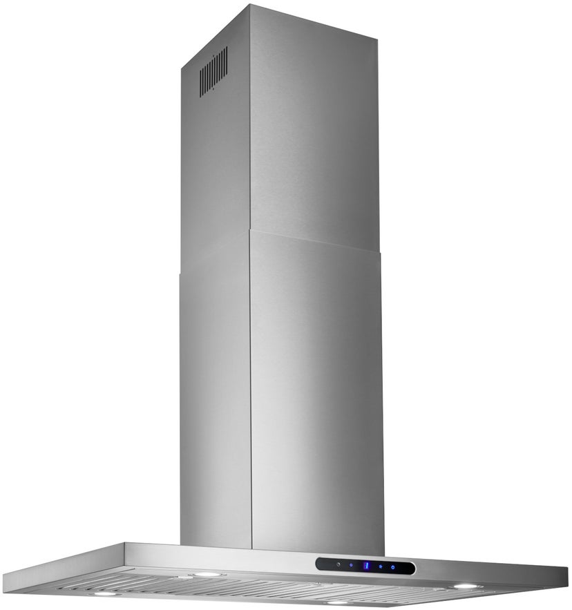 Broan EIT1366SS Elite 36 Inch T-Style Island Range Hood, 640 Max B...
