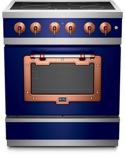 Cobalt With Brushed Copper Trim