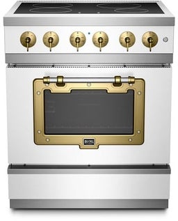 Classic White With Brushed Brass Trim